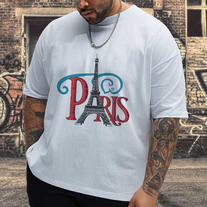 Paris Effiel Tower Men's Short Sleeve T-shirt