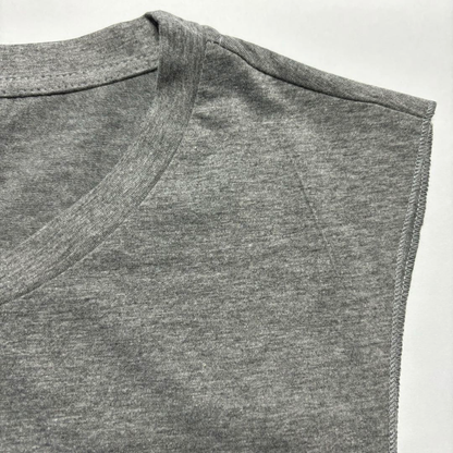 Casual Plain Basic Crew Neck Men's Tank Top