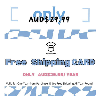 Free Shipping Card - NOVAGUYS