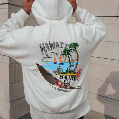 Hawaii Beautiful Day Men's Hoodie