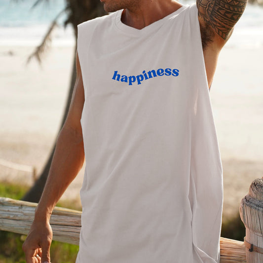 Happiness Men's Summer Tank Top-B