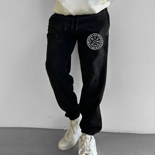 Viking Runes Nordic Symbols Men's Sweatpants