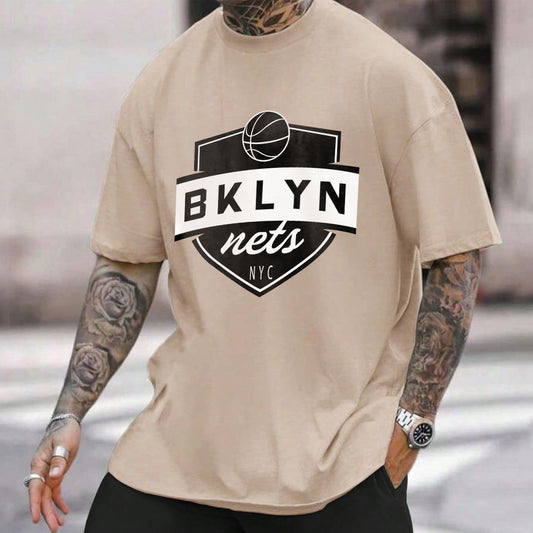 Brooklyn Nets Fan Tee Men's Cotton T-shirt