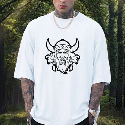 Ancient Norse Warriors Viking Legends Portrait T-shirt Big & Tall