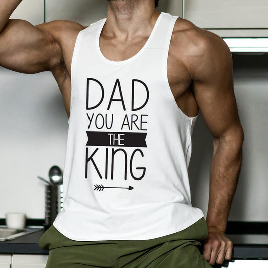 King Dad Father's Day Men's Casual Tank Top