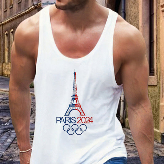 Celebrate Summer Sports Games Paris 2024 Men's Tank Top