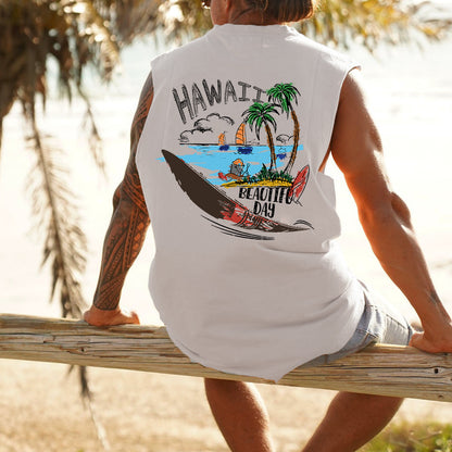 Hawaii Beautiful Day Men's Tank Top