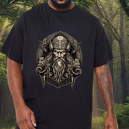 Ancient Viking Warrior Norse Mythos Men's T-shirt Big & Tall