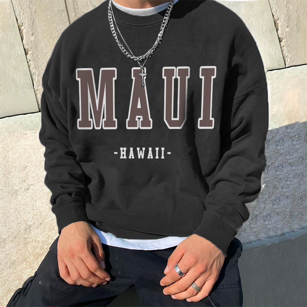 MAUI Men's Crew Neck Sweatshirt