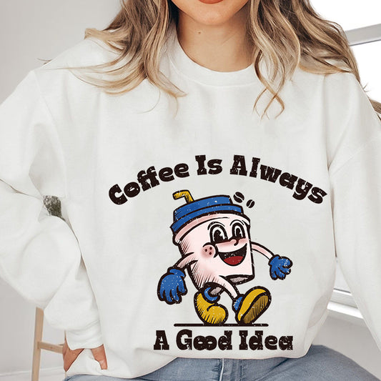 Coffee Lover Women's Crew Neck Sweatshirt