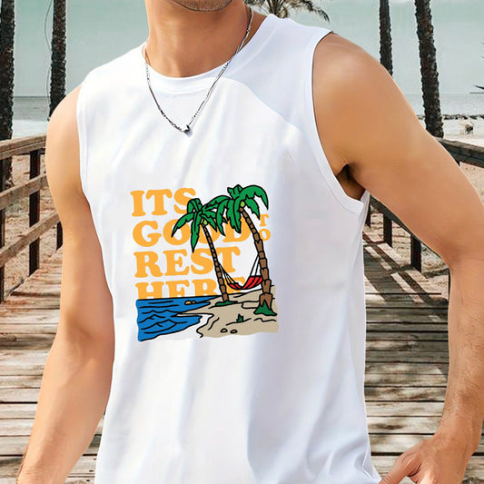 Summer Vacation Vibe Men's Tank Top