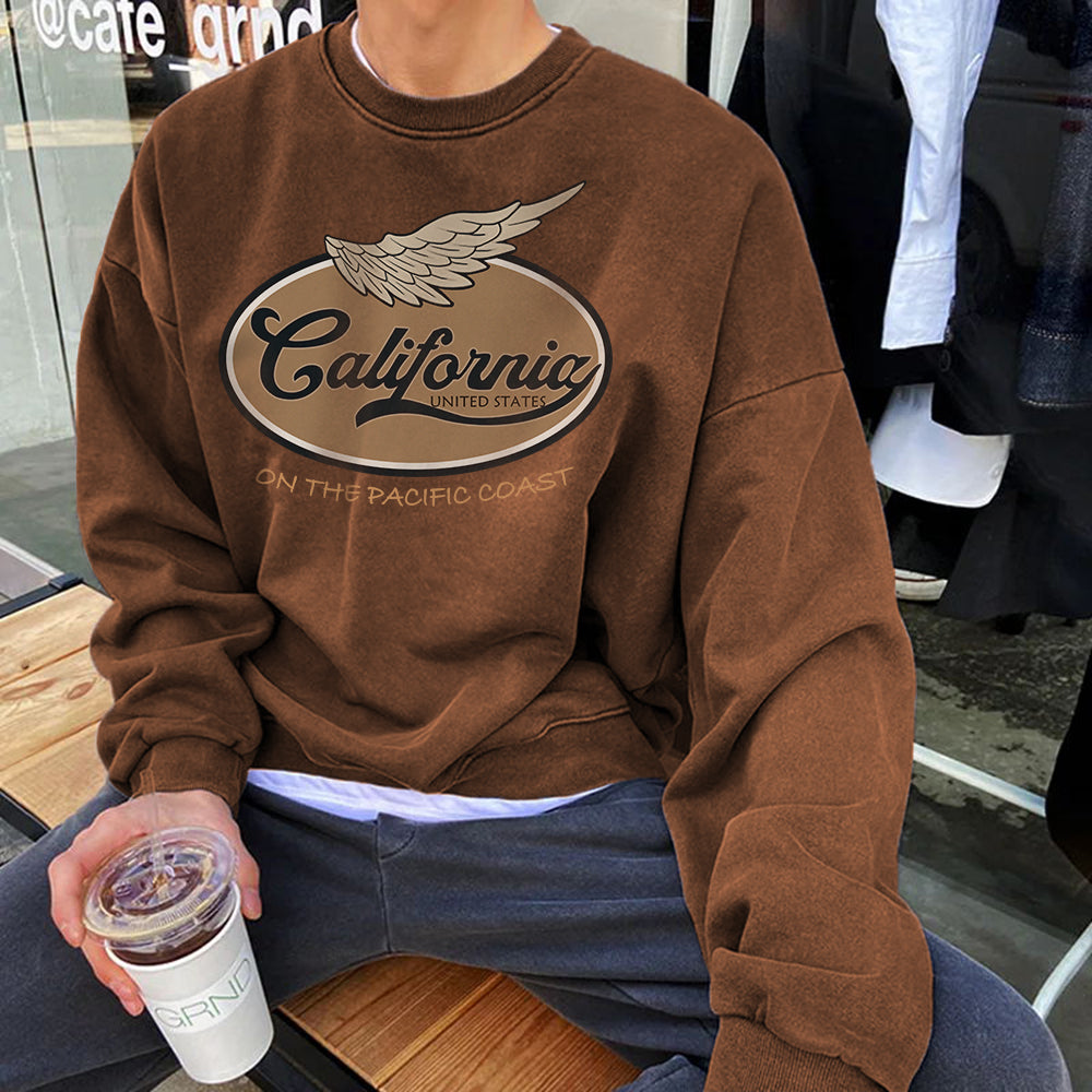 California Men's Retro Sweatshirts