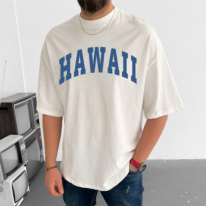 Hawaii Men's Casual Oversized T-Shirts