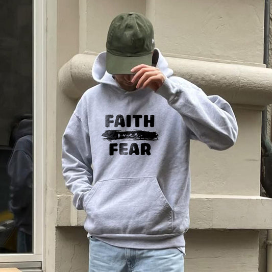 Faith Over Fear Men's Hoodie