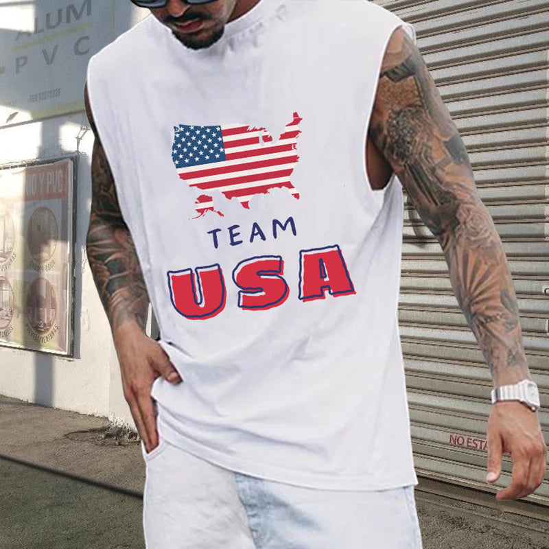 Team USA Men's Cotton Tank Top