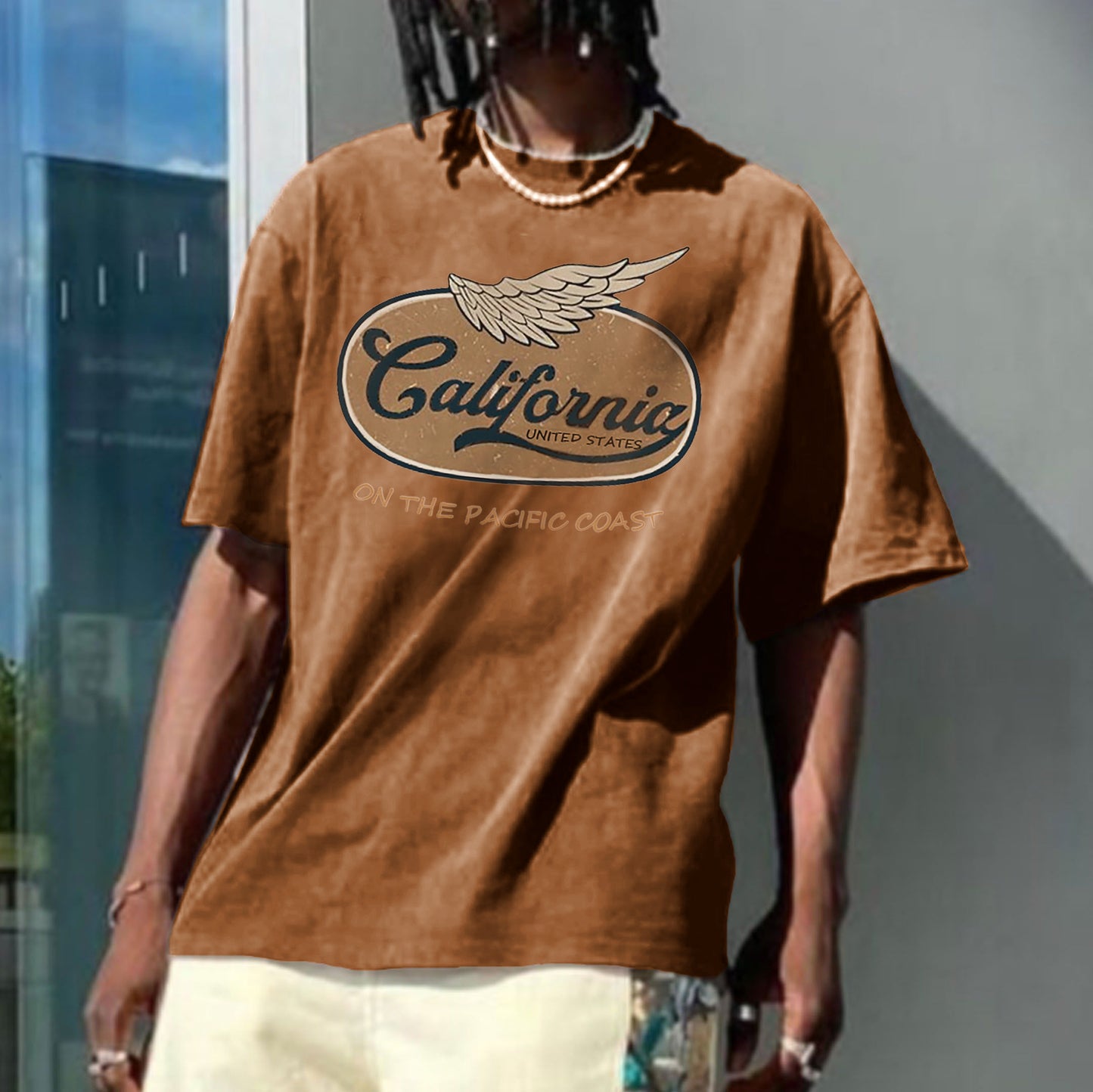 California Graphic Print Men's T-Shirt