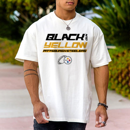 Pittsburgh Steelers Graphics Casual Men's T-Shirt