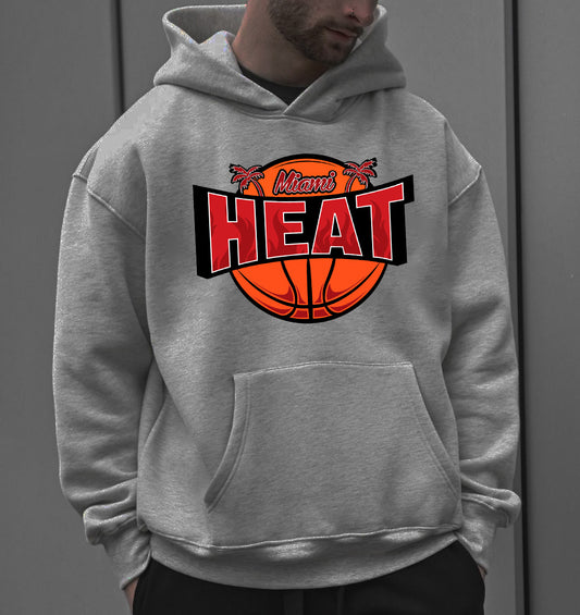 Miami Heat Men's Fleeced Hoodie