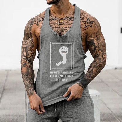 Men's Funny Graphics Casual Tank Tops