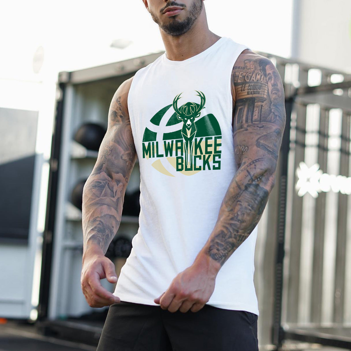 Milwaukee Bucks Men's Tank Top-C