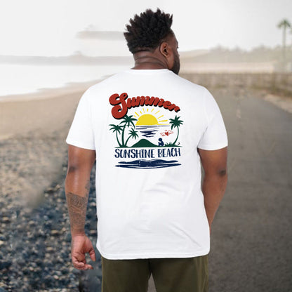 Sunshine Summer Vibes Beach Lovers Men's T-Shirt