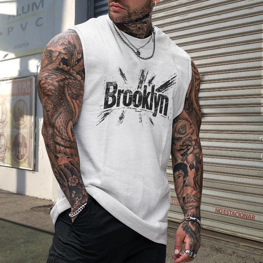 Men's Brooklyn Vintage Print Tank Top