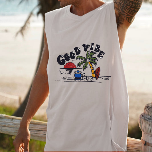 Good Vibe Men's Tank Top-B