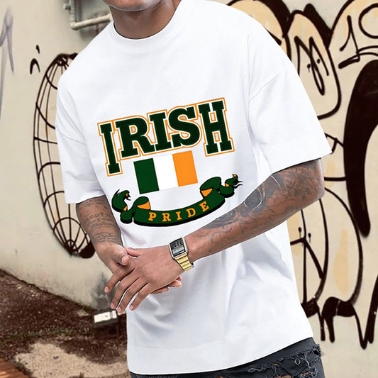 Emerald Isle Flag-Inspired Irish Pride Tee