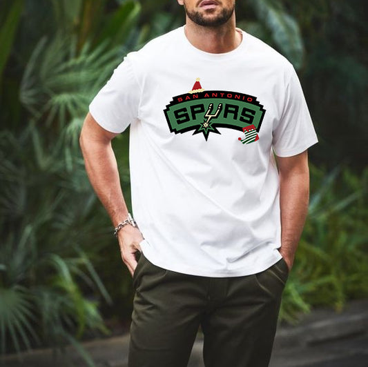 San Antonio Spurs Basketball cotton T-shirts