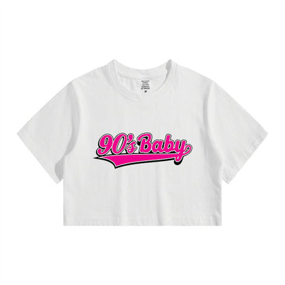 90'S  Baby Cute Crop Tee