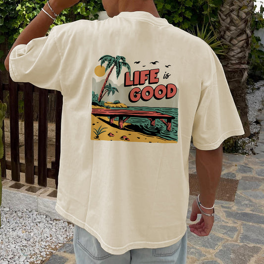 Life is Good Men's Cotton T-shirt 230g