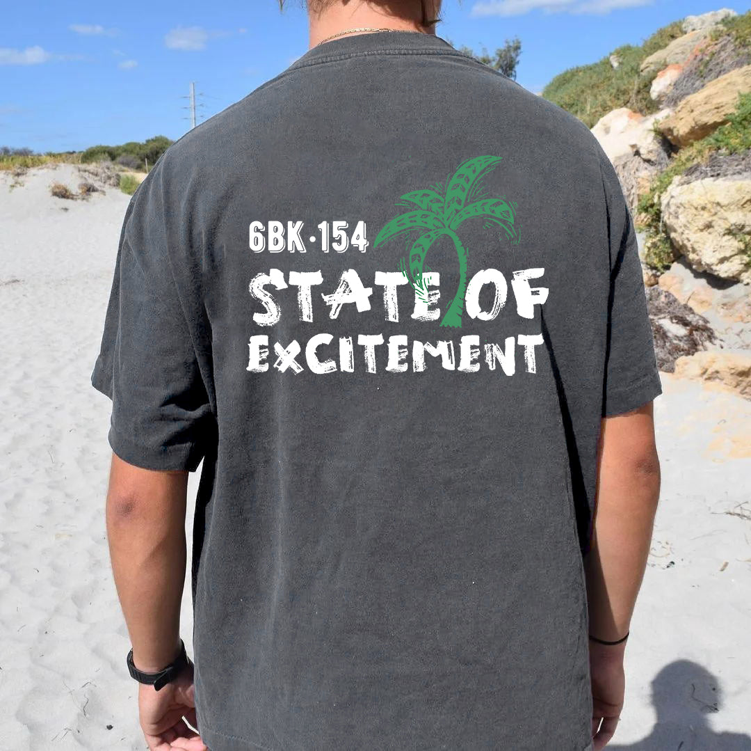 State of Excitement Cotton Tee