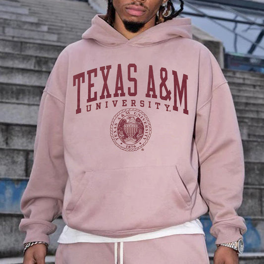 Texas Men's Streetwear Casual Hoodies