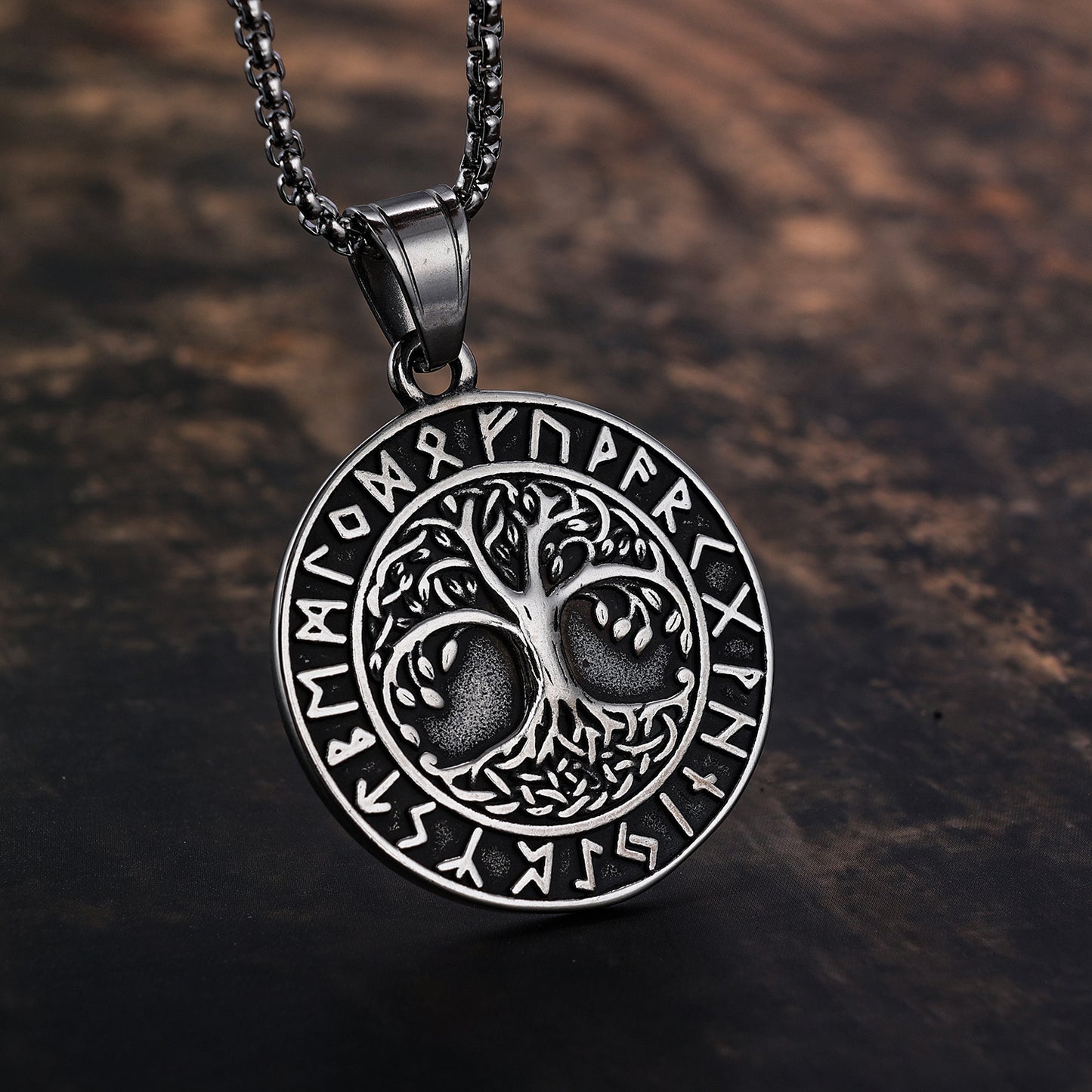 Yggdrasil Tree of Life Norse Mythology Necklace