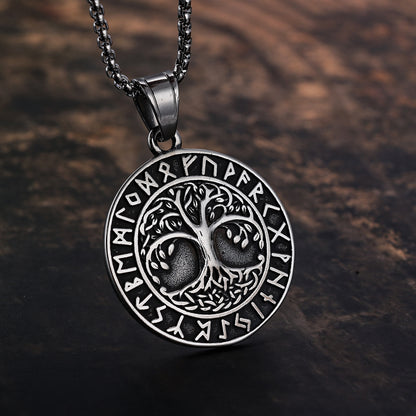 Yggdrasil Tree of Life Norse Mythology Necklace