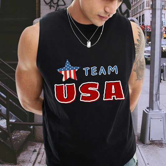 Team USA Men's Summer  Cotton Tank Top