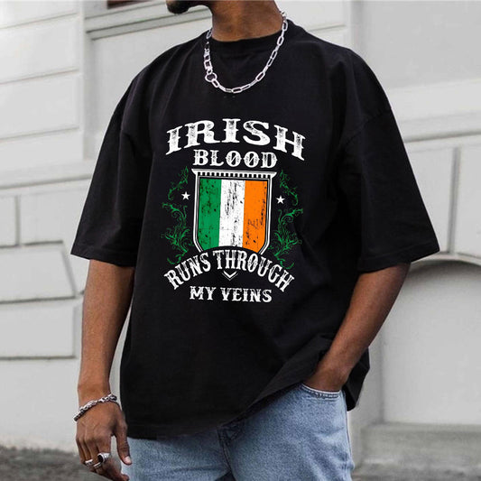 Irish Tricolor Pride Men's Celebrations Tee Big & Tall