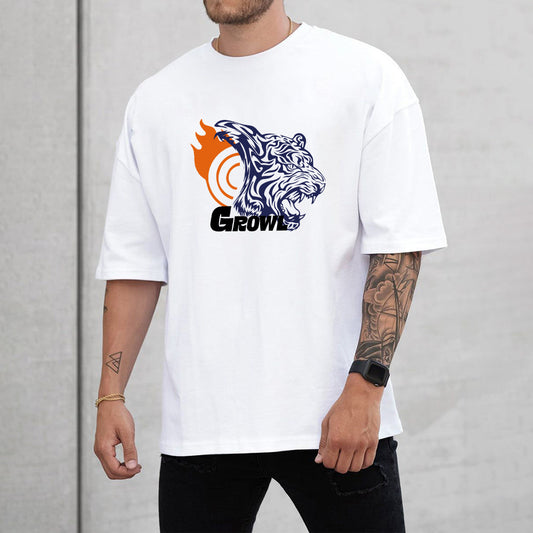 Tiger Graphics Casual Men’s T-shirts