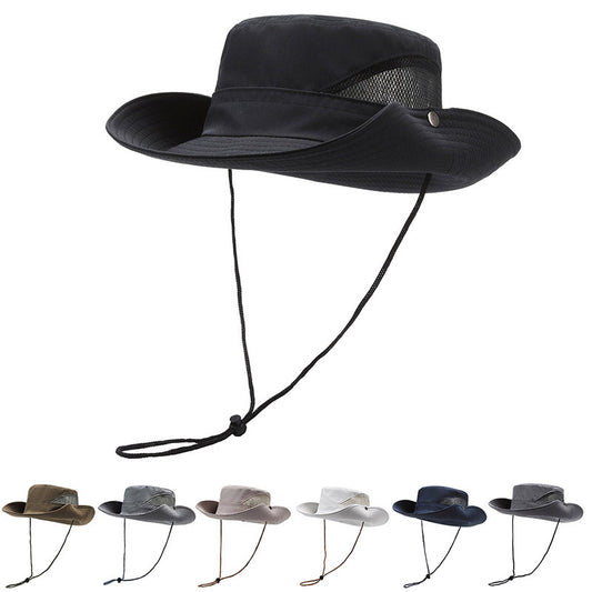 Wide Brim Bucket Hat Outdoor Sunshade Hat