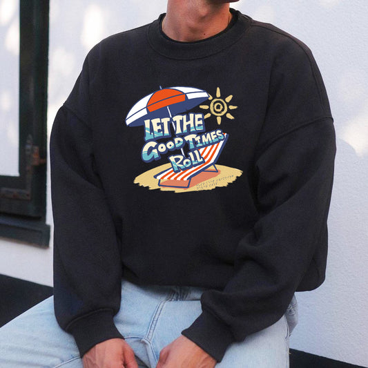 Let The Good Times Roll Holiday Men's Sweatshirt