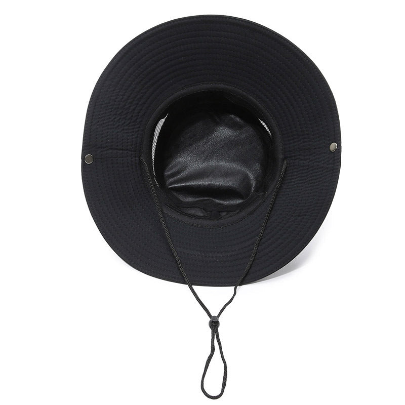 Wide Brim Bucket Hat Outdoor Sunshade Hat