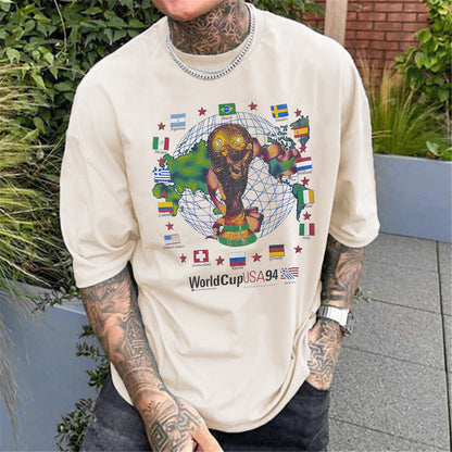 FIFA World Cup USA 1994 Men's Crew Neck T-Shirts