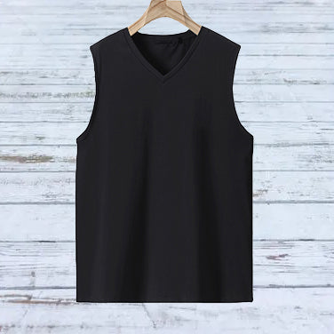 Big & Tall Guys Men's V Neck Cotton Tank Top Size 4XL-11XL