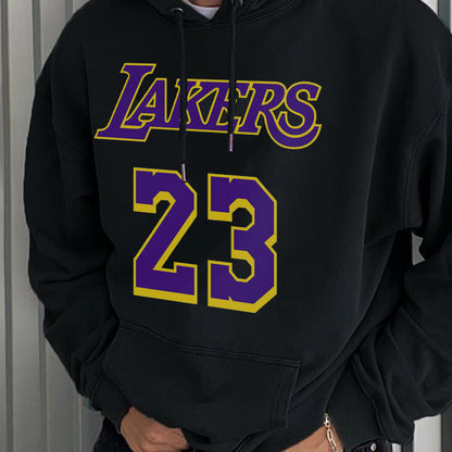 Lakers Basketball Men's Oversized Hoodies