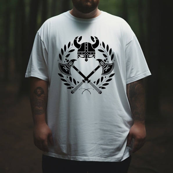 Nordic Heritage Attire Axe and Armor Tribute Tees