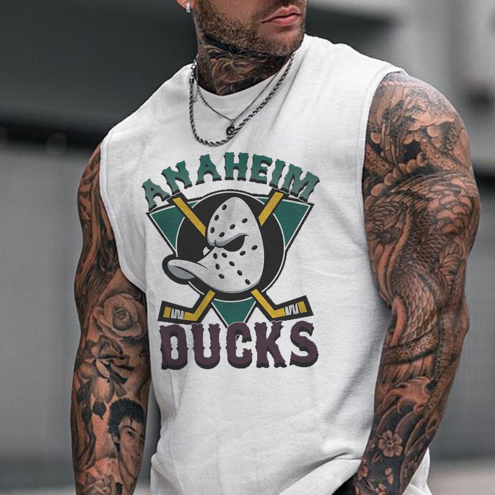 Mighty Duck Men's Streetwear Tank Tops-C