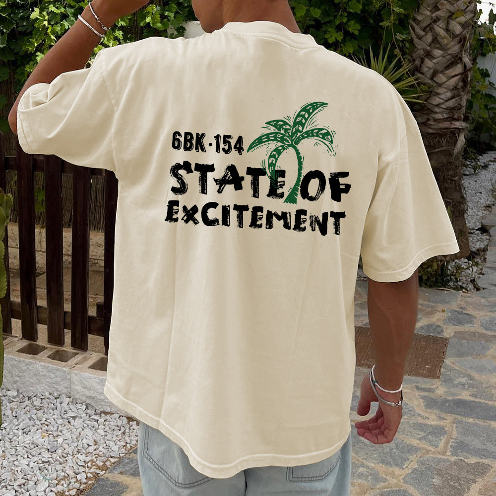 State of Excitement Cotton Tee