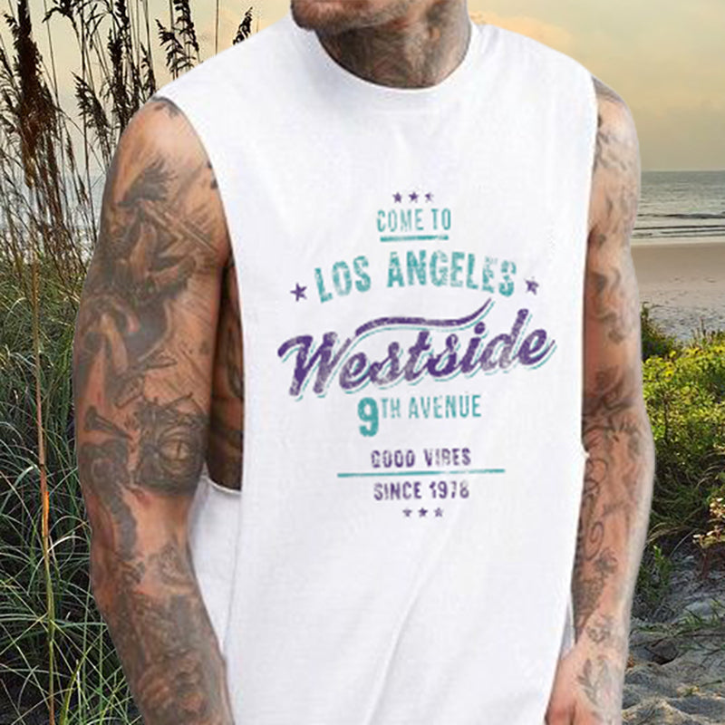 Men's LA Westside Vintage Print Tank Top