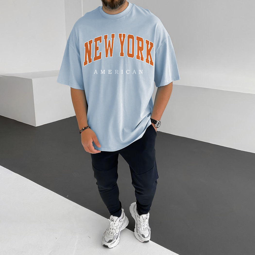 New York Men's Streetwear Casual T-Shirts