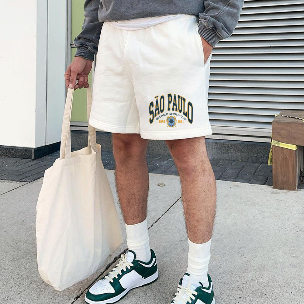 São Paulo Men's Streetwear Casual Shorts